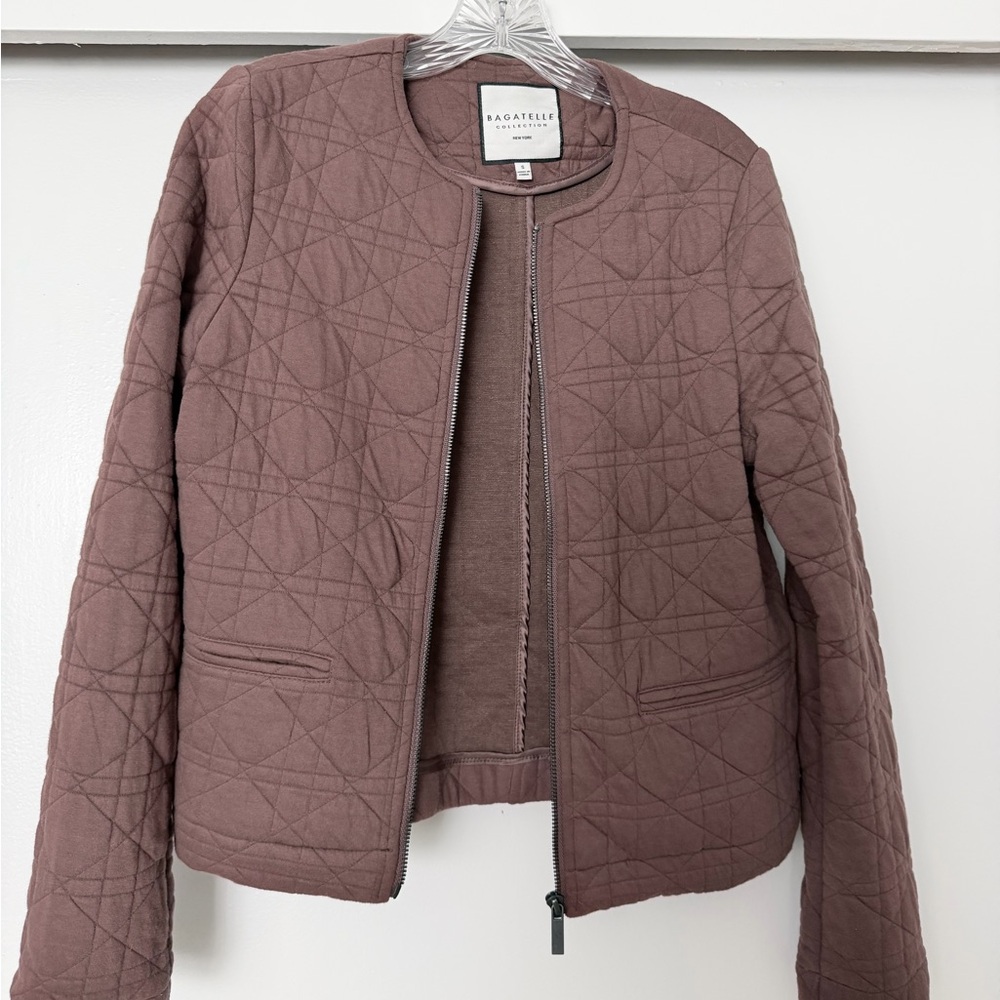 Bagatelle Women's Quilted Jacket in Rust